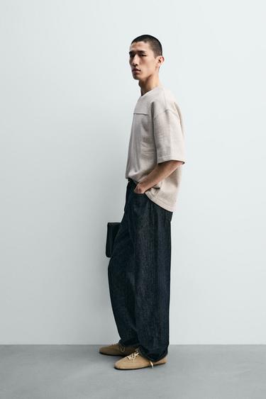 COMBINED PATCH SWEATSHIRT - Grey marl by Zara - Image 3