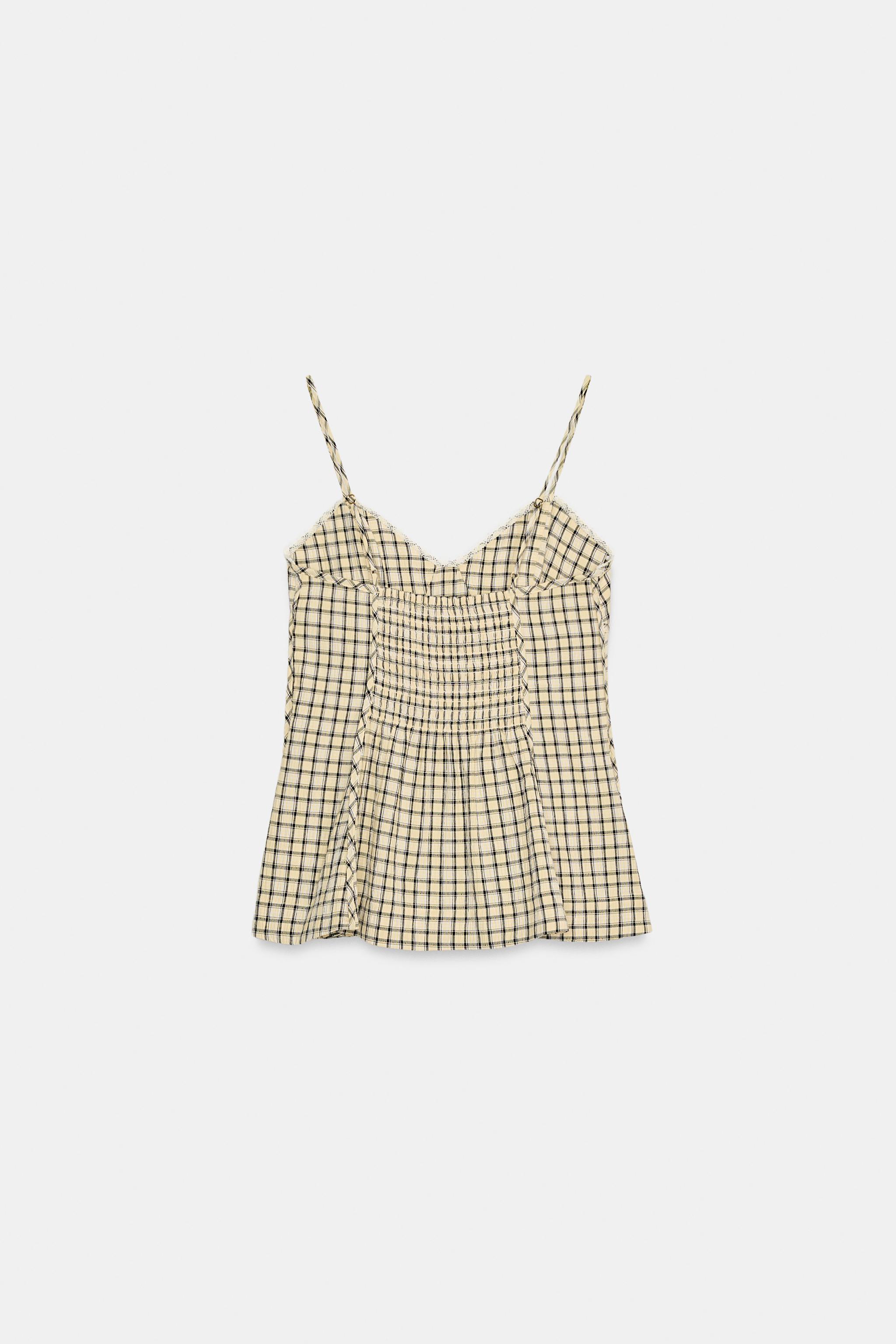 TOP STYLE LINGERIE À CARREAUX