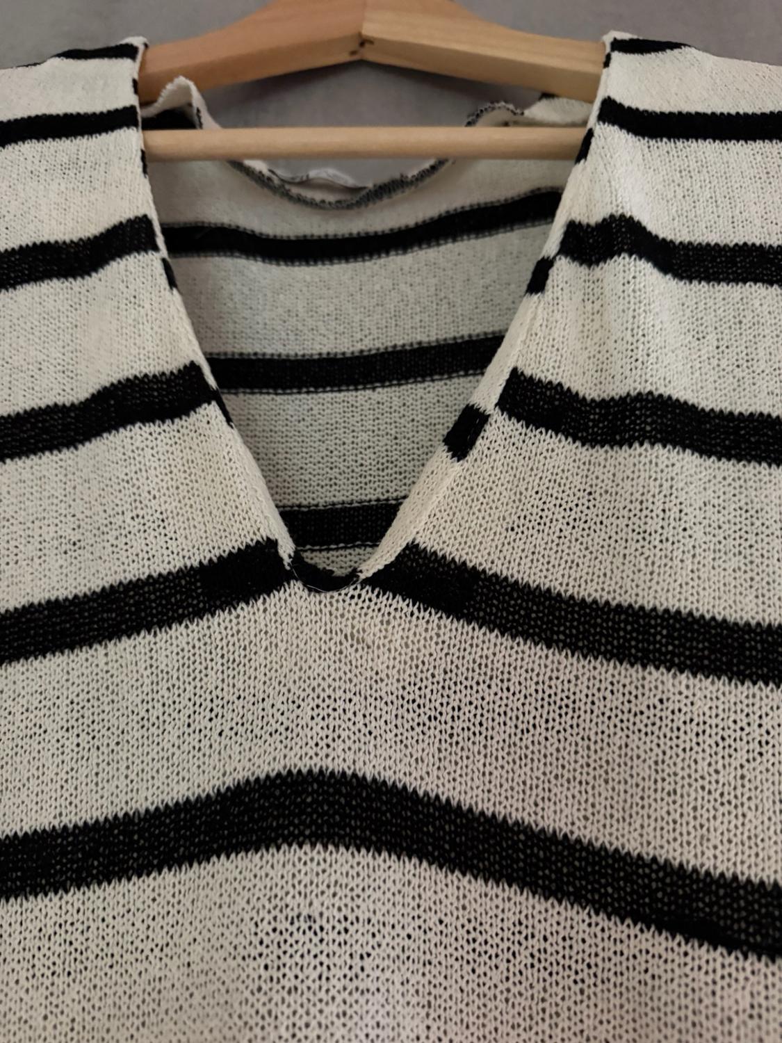 RUSTIC STRIPED TUNIC DRESS - Image 2