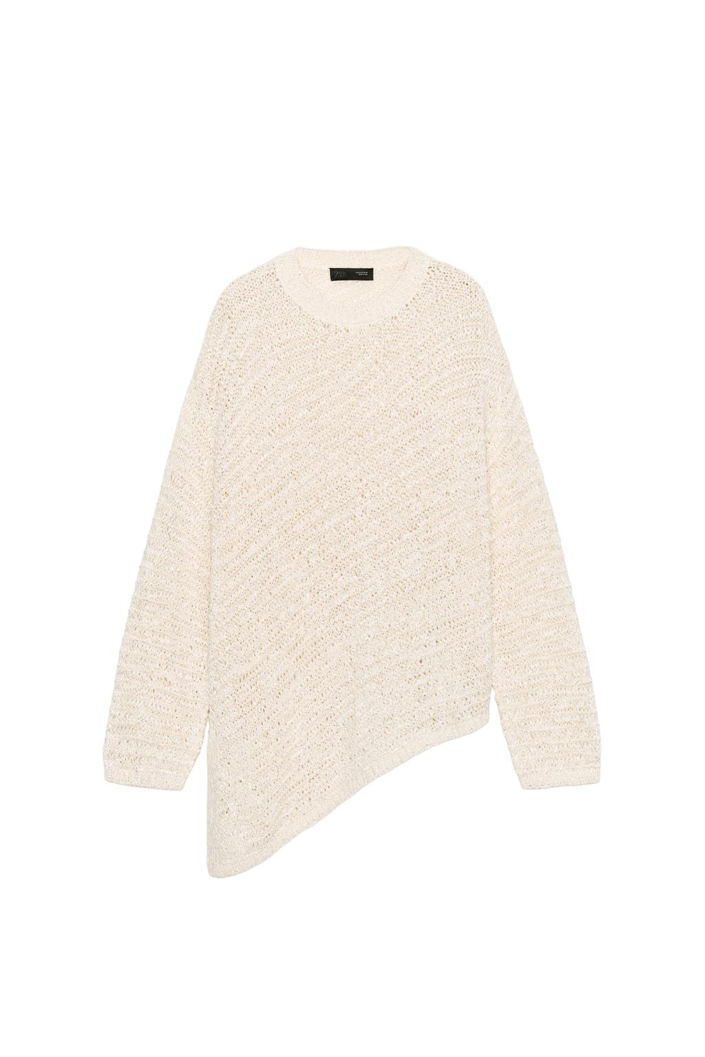OVERSIZED ASYMMETRIC HEM JUMPER - image 3
