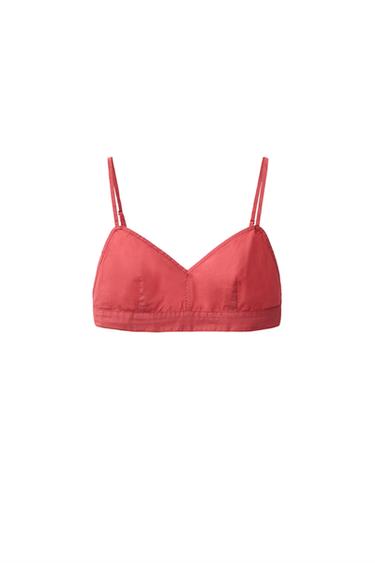 POPLIN TOP CREATED BY CARAMEL LONDON X ZARA - Red by Zara