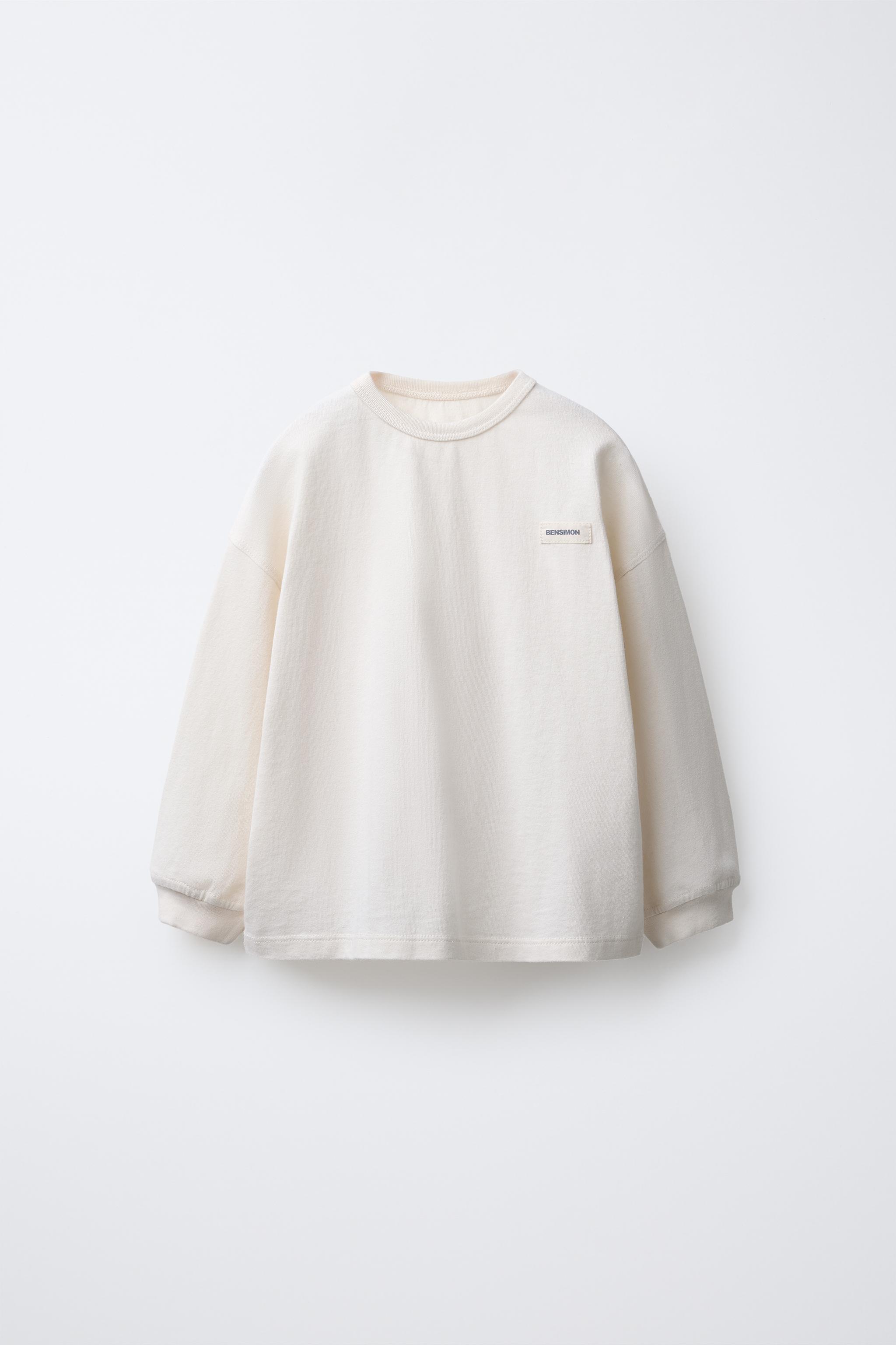 BENSIMON ® X ZARAラベルTシャツ - エクリュ | ZARA Japan / 日本