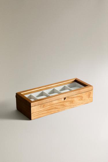 BOÎTE À MONTRES EN BOIS - Marron de Zara - Image 1