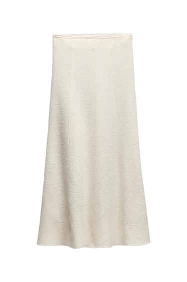 ZW COLLECTION 100% WOOL LAYERED SKIRT