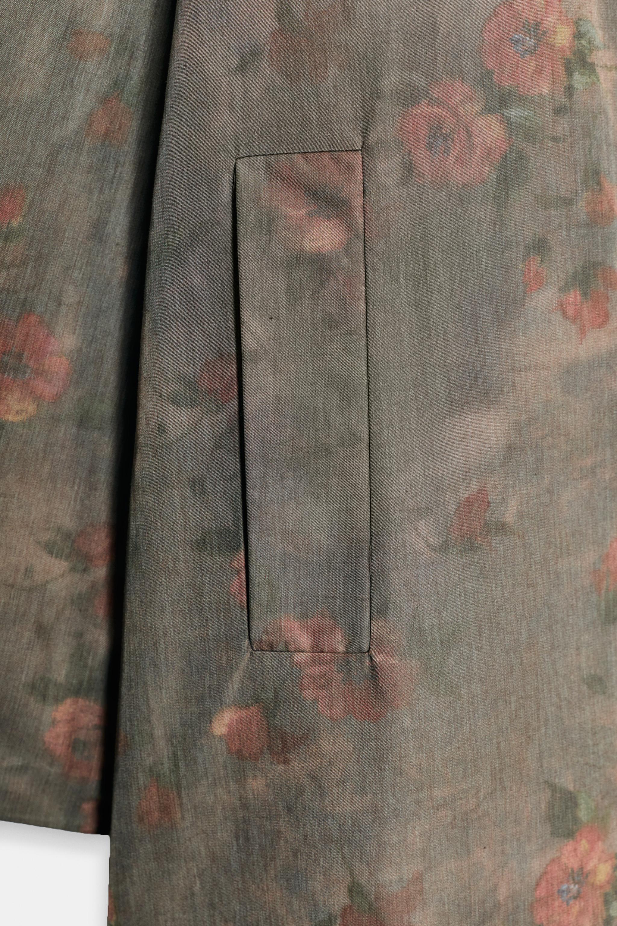 TRENCH FOULARD FLORES ZW COLLECTION