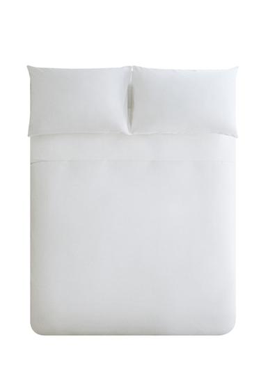 CAPA DE EDREDOM COM OVERLOCK - Branco da Zara