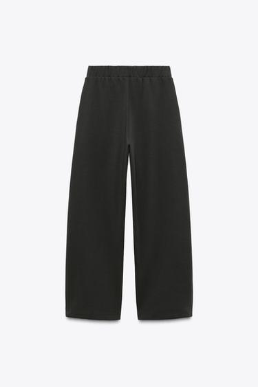 INTERLOCK BALLOON TROUSERS - Charcoal by Zara - Image 5
