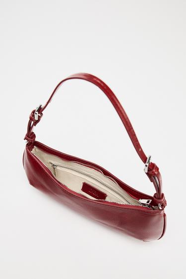 CRACKLED EFFECT BAG - Red by Zara - Image 5