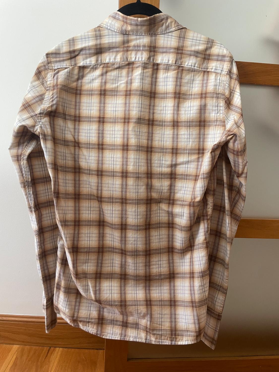 CAMISA DE CUADROS MARRÓN CLARO - Image 5