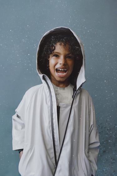 WATER-RESISTANT RUBBERISED DUNGAREES - Ice by Zara