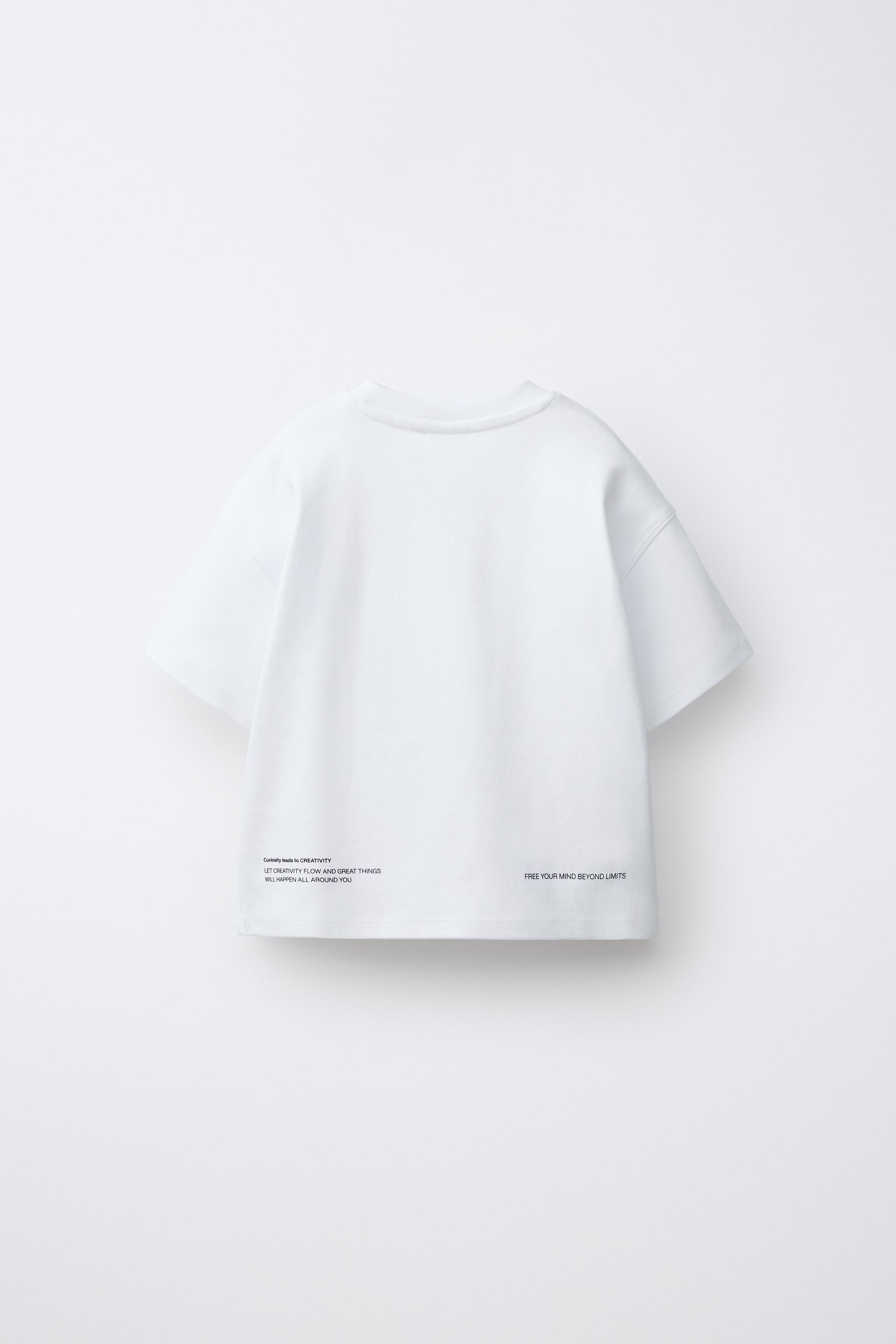 T-SHIRT EN INTERLOCK À INSCRIPTION