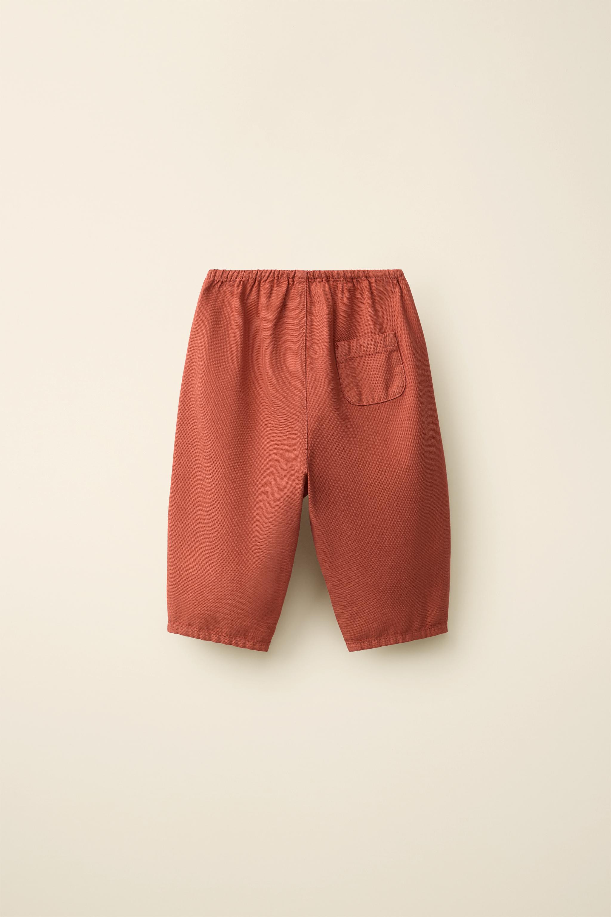 CANVAS PANTS CREATED BY CARAMEL LONDON X ZARA — Orange