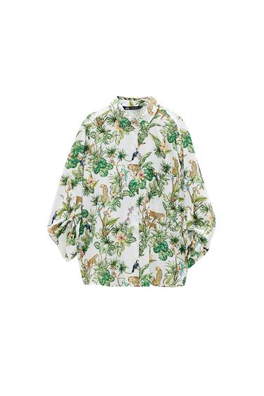 FLOWING PRINTED SHIRT