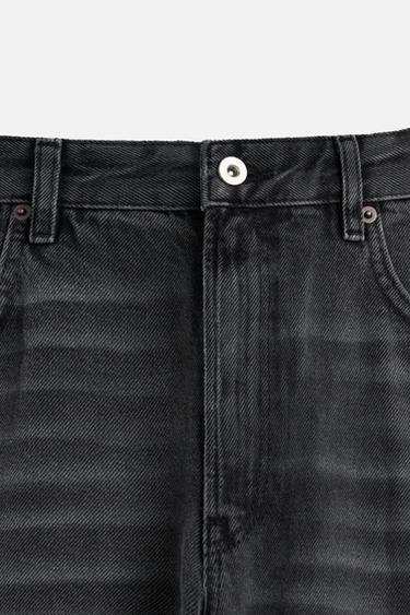 FLARE FIT JEANS - charcoal grey by Zara - Image 9