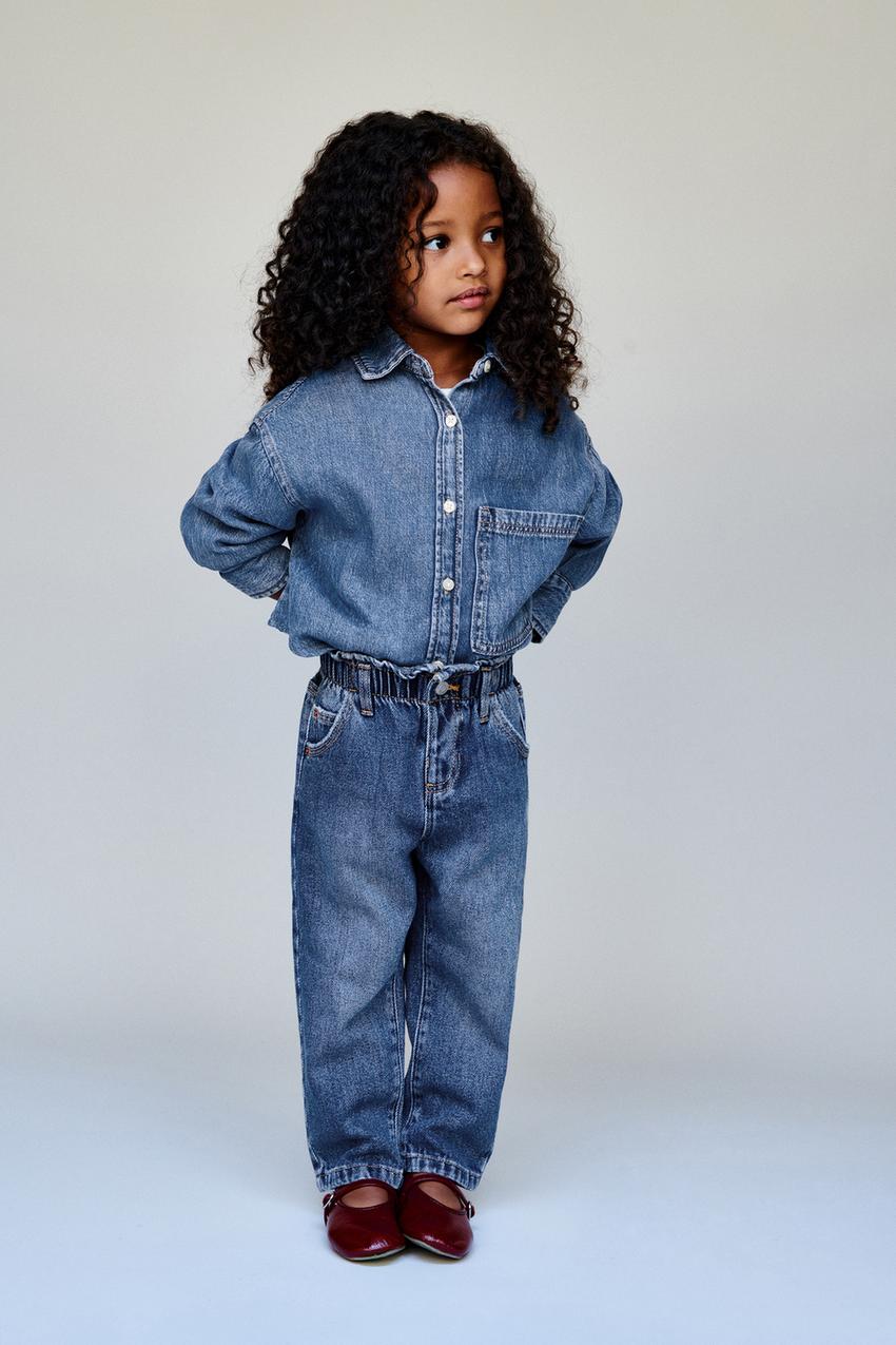 HEART POCKET PAPERBAG JEANS