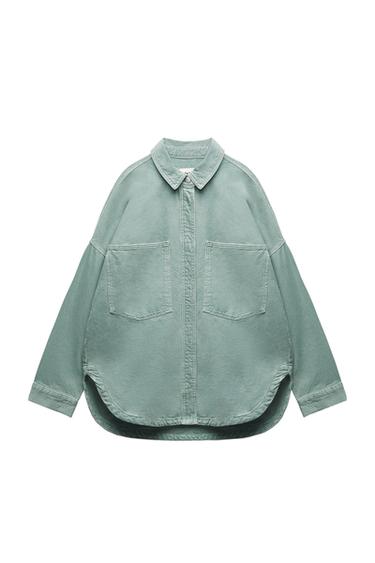 ZW CAMISA DENIM BOLSILLOS