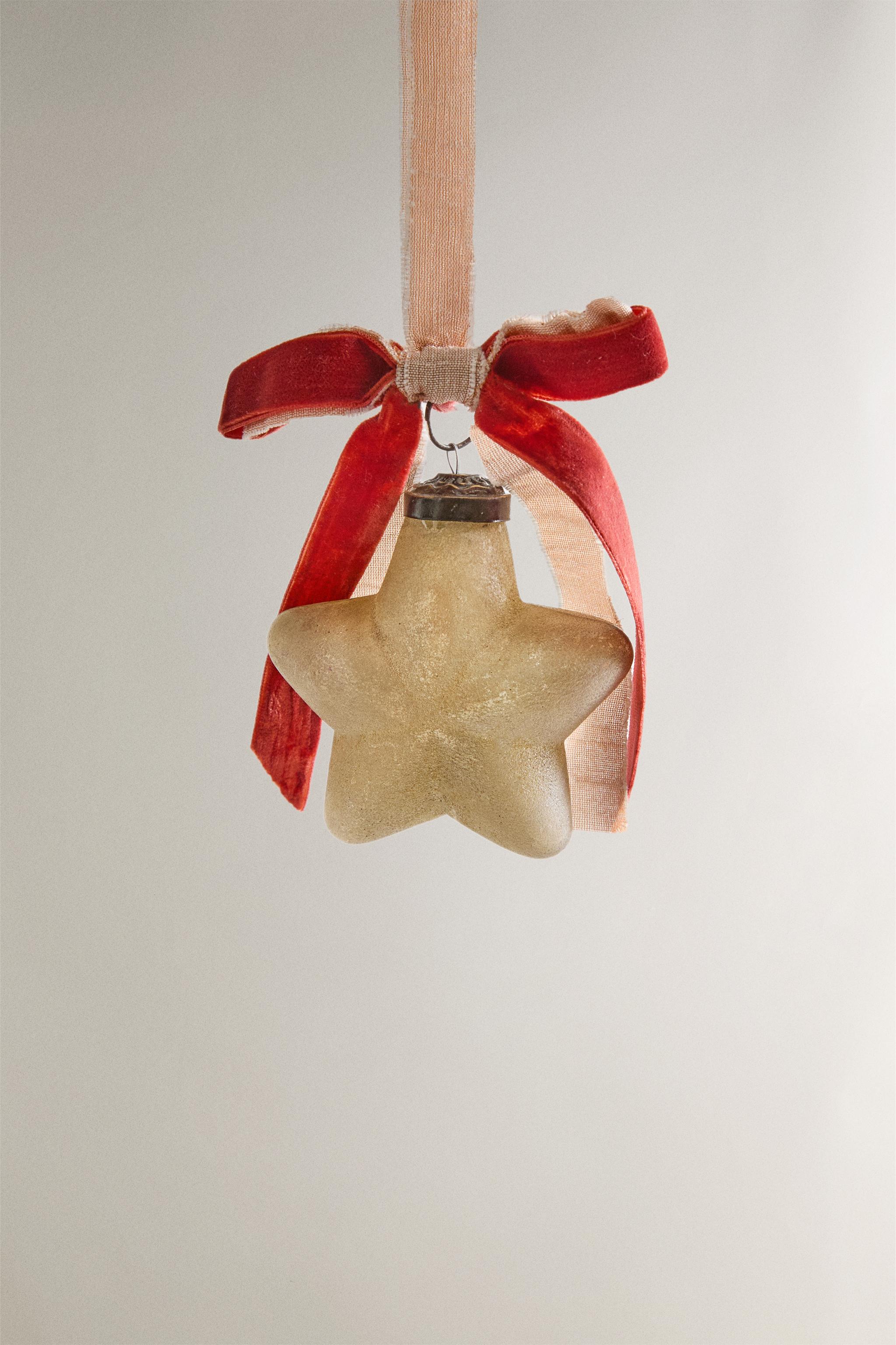 VINTAGE STAR CHRISTMAS TREE ORNAMENT