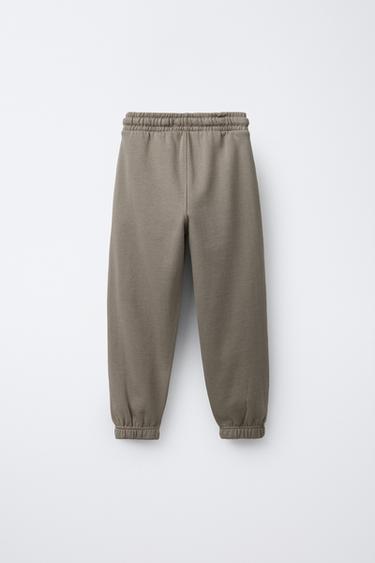 ENSEMBLE SWEAT À CAPUCHE ET PANTALON JOG AVEC BANDES - Beige de Zara - Image 4