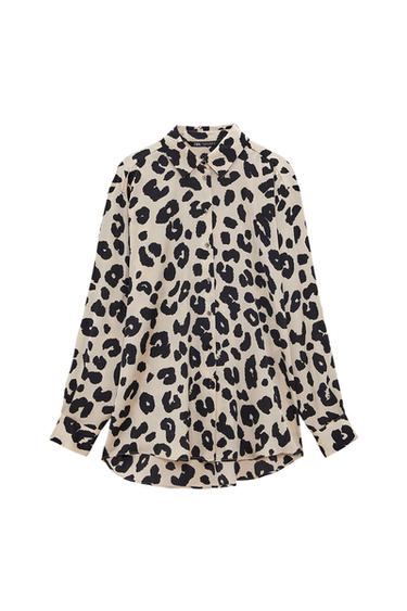 ΠΟΥΚΑΜΙΣΟ OVERSIZED ANIMAL PRINT