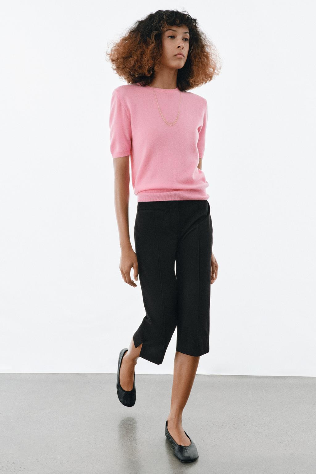 100% WOOL SHORT SLEEVE JUMPER - image 2