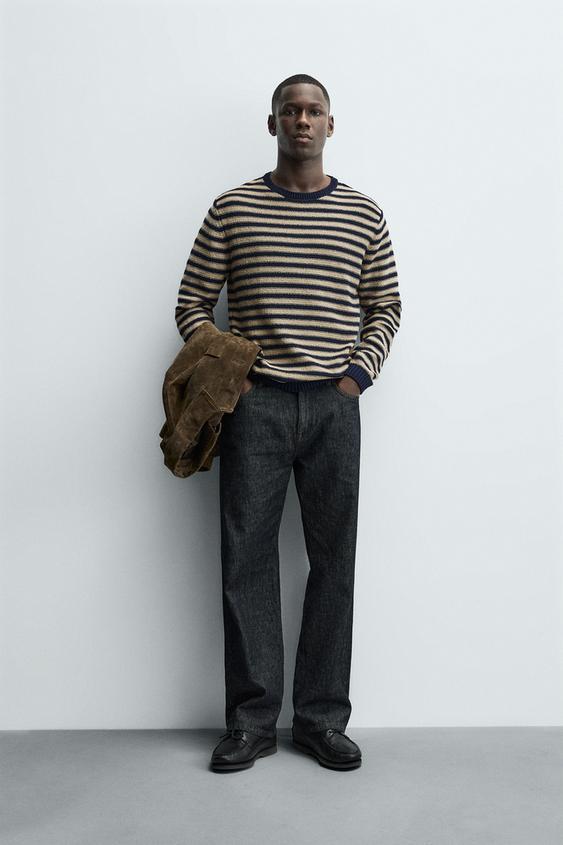 STRIPED JACQUARD SWEATER