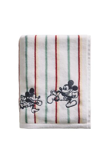 KIDS' MICKEY & MINNIE ©DISNEY VELOUR TOWEL - Yellow by Zara