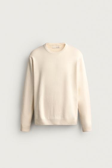 JERSEY ESTRUCTURA ALGODÓN - Crudo de Zara