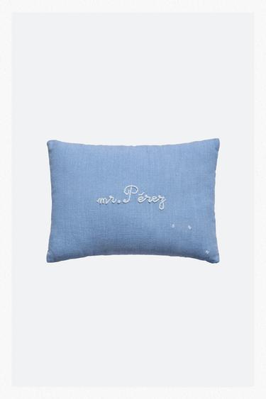 KIDS' TOOTH FAIRY CUSHION - Blue by Zara