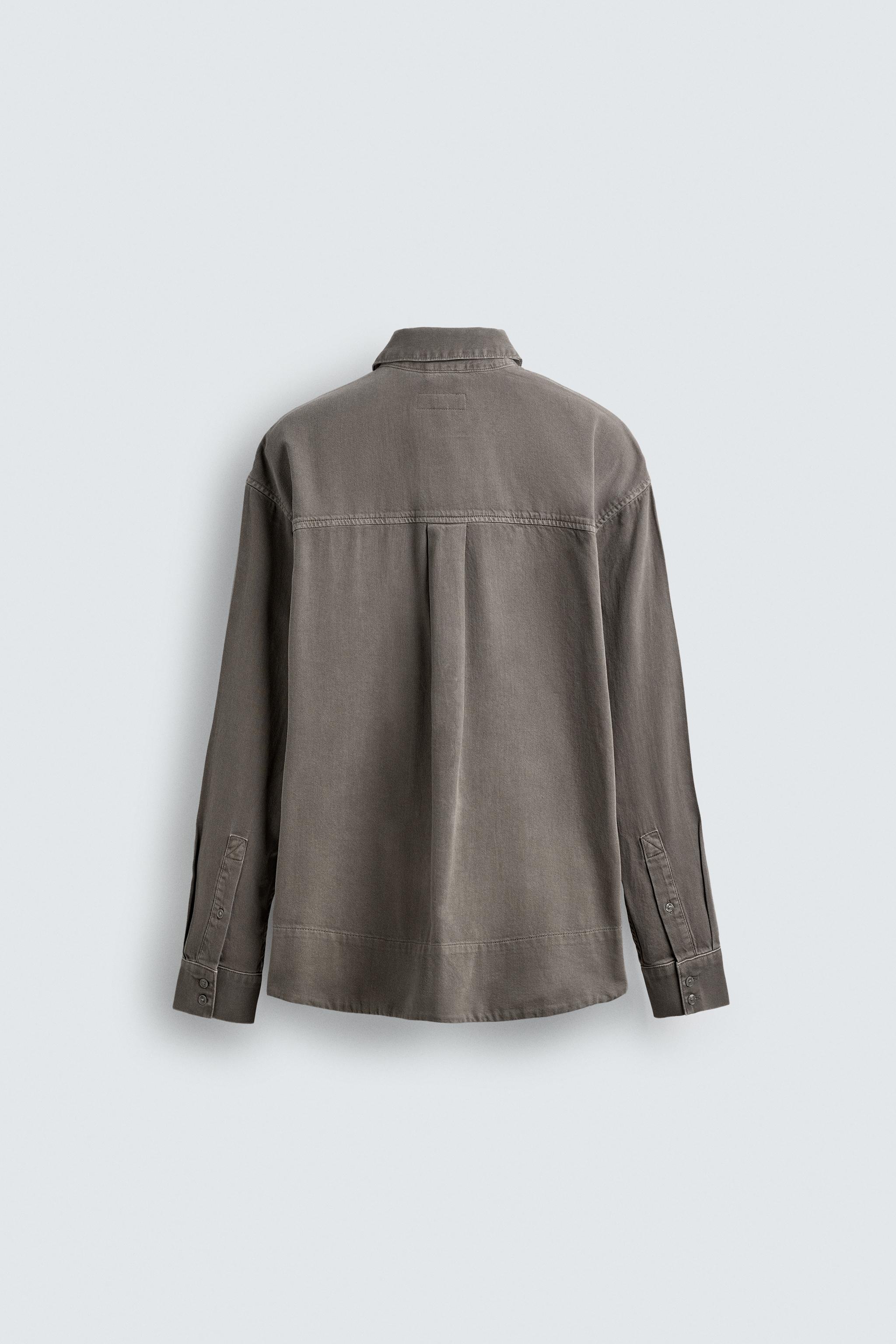 CHEMISE EN DENIM DÉLAVÉE