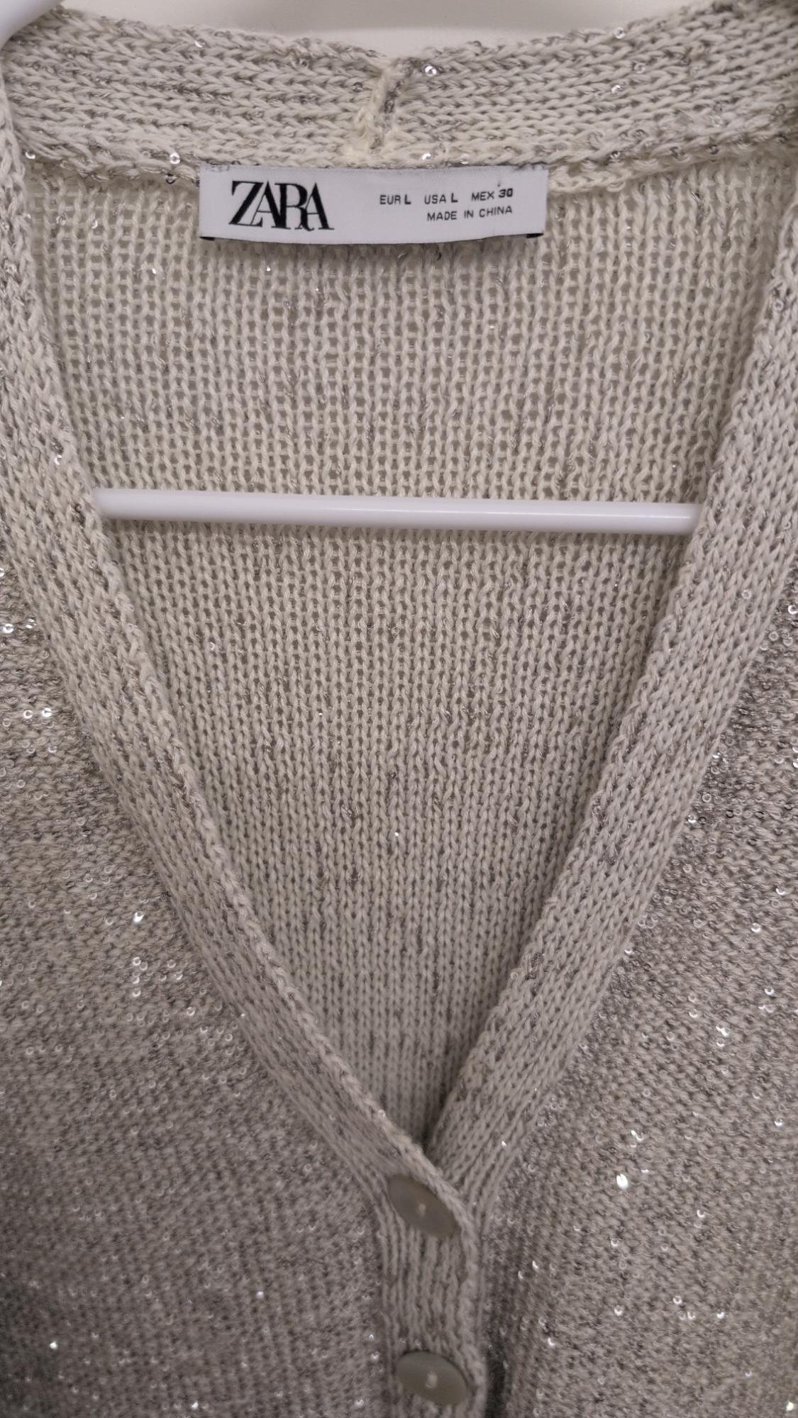 KNIT CARDIGAN WITH SEQUINS - Image 3