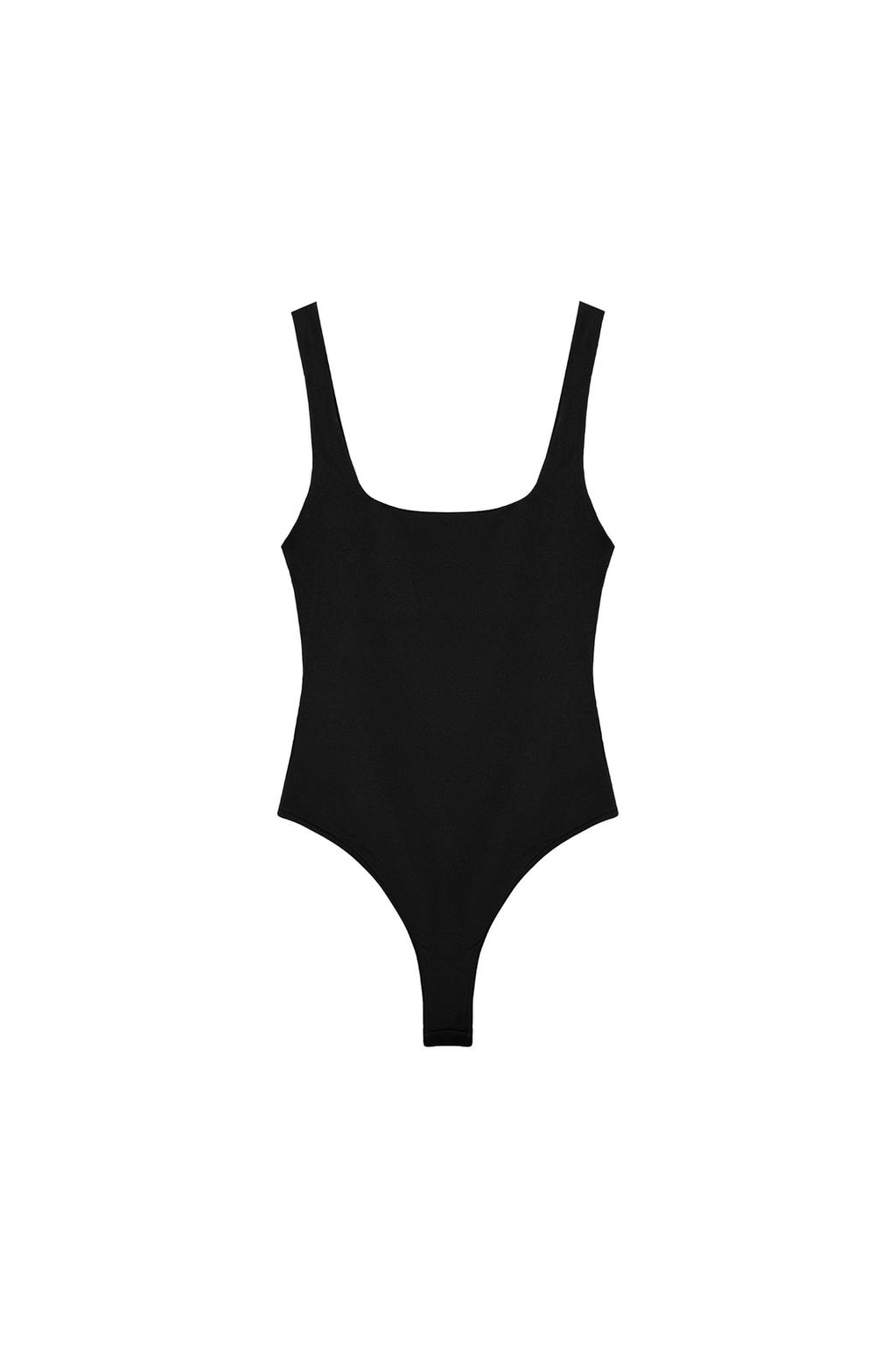 SQUARE NECK STRETCH BODYSUIT - image 3