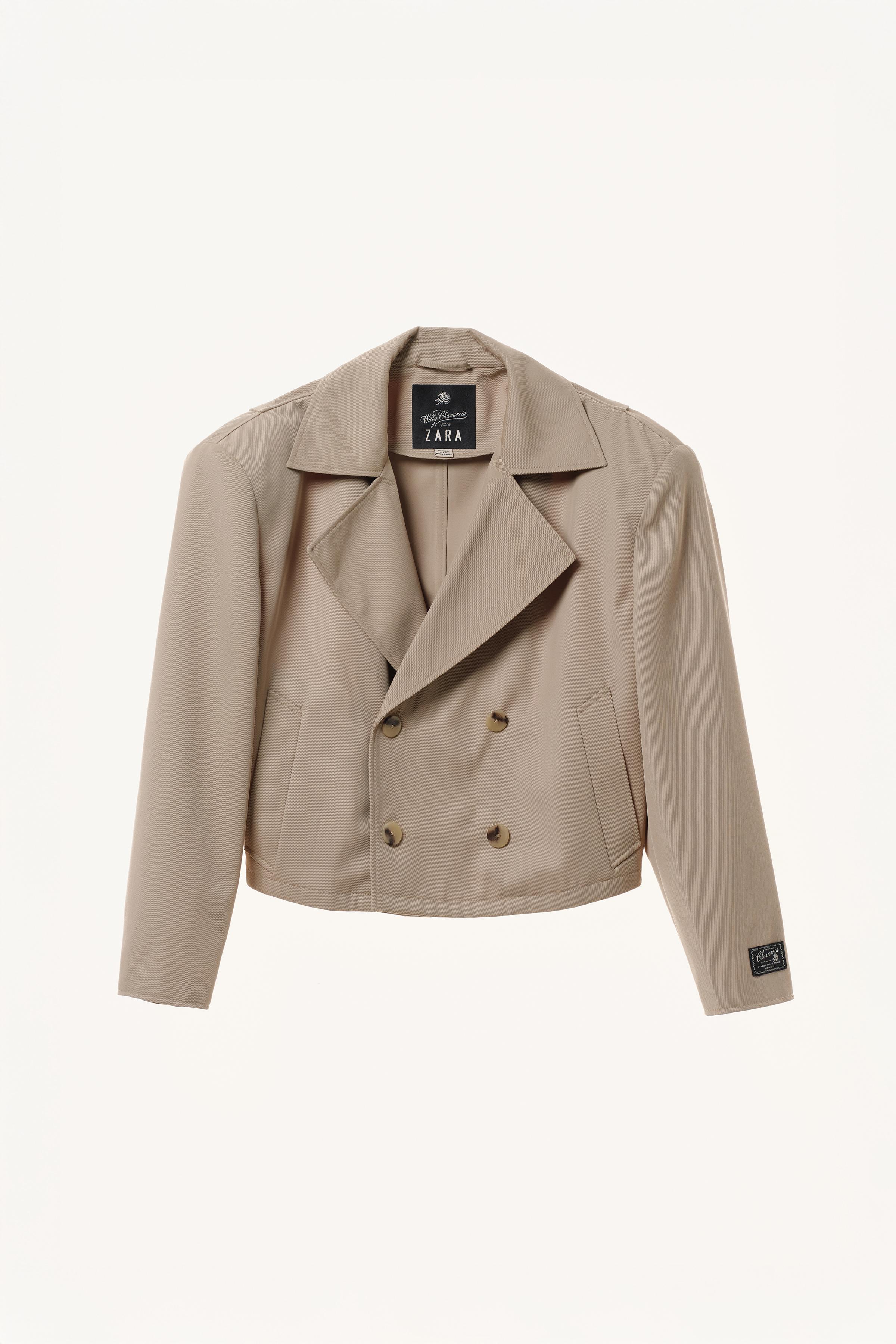 BOXY FIT SHORT TRENCH COAT WILLY CHAVARRIA X ZARA