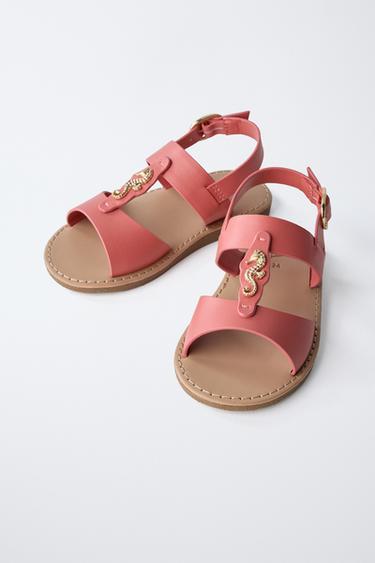 SANDALES DÉTAIL - Fuchsia de Zara - Image 2