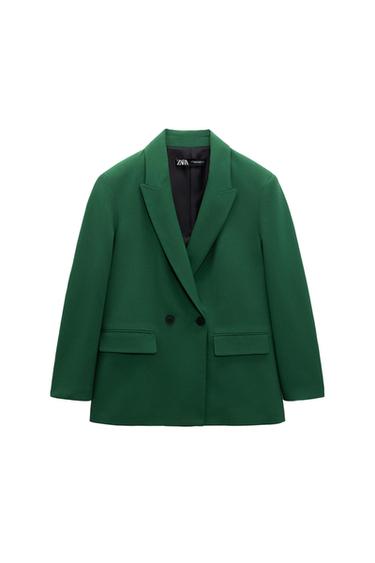 DOUBLE-BREASTED OVERSIZED BLAZER
