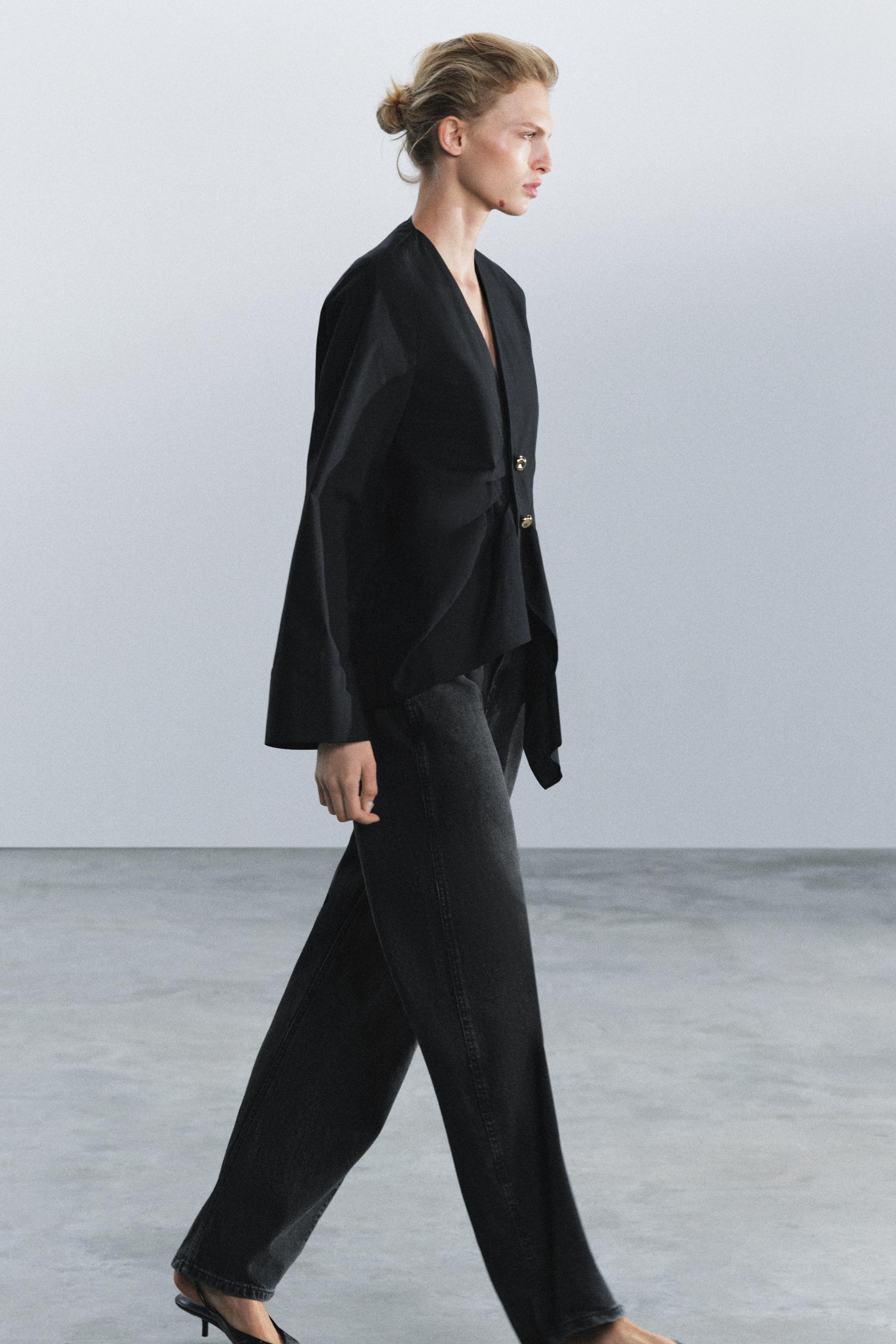 ZW COLLECTION PLEATED SHIRT