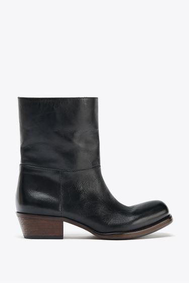 COWBOY BOTINAK, LARRUZKOAK - Beltza, Zara-rena