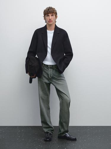 Zara Wool blend blazer - Navy blue