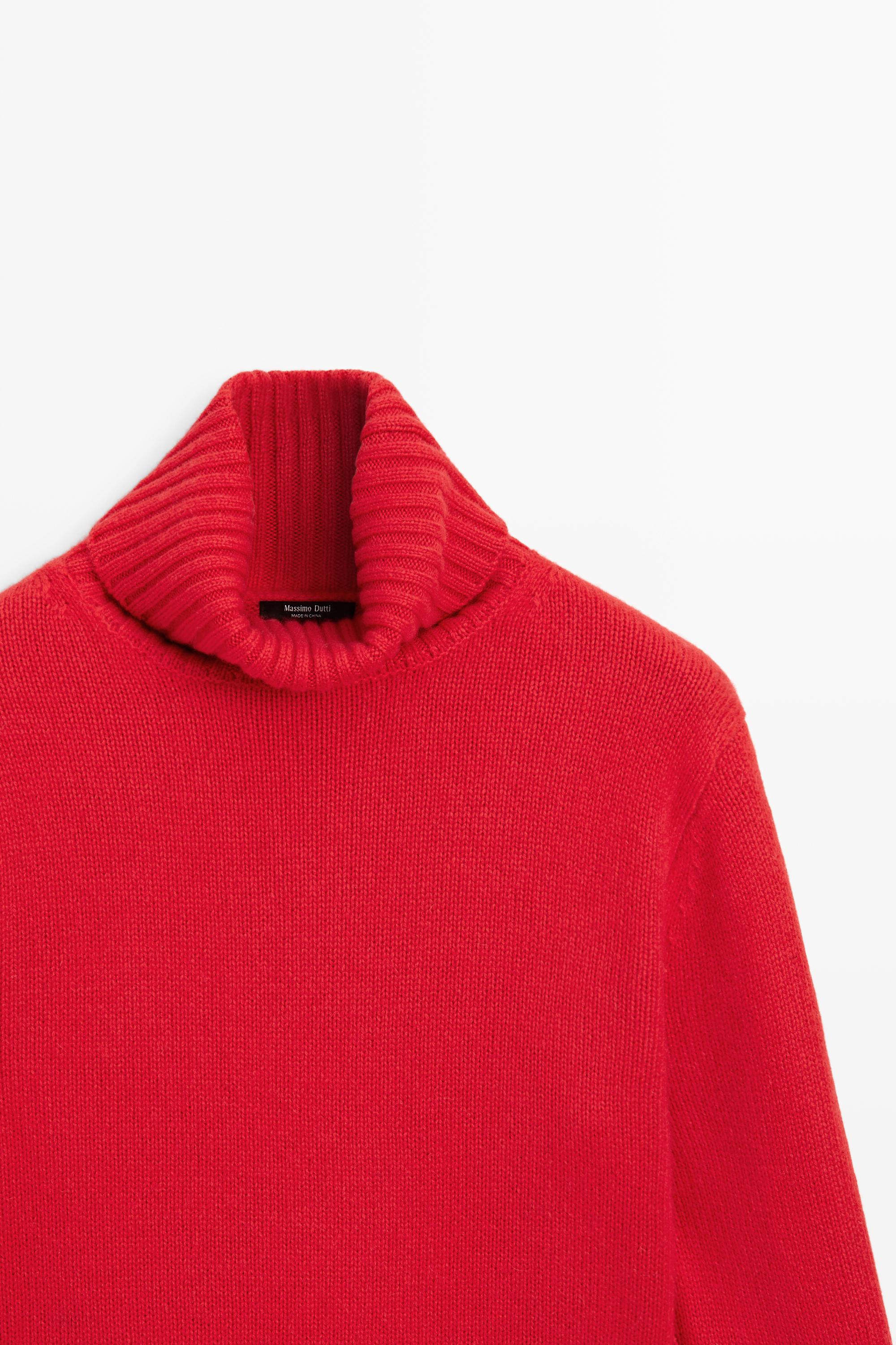 Pull court en maille 100 % cachemire