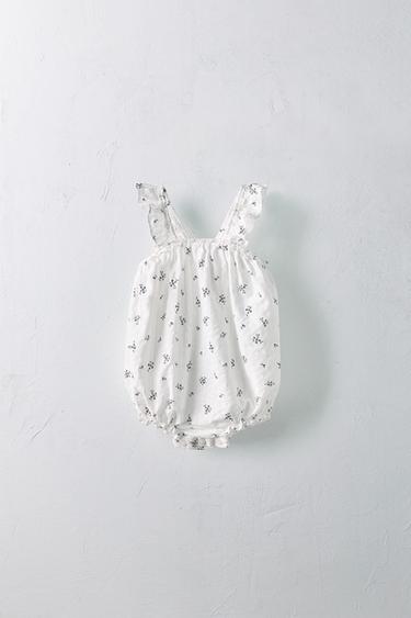 1-24 MONTHS/ LIMITED EDITION SHINY FLORAL PRINT JUMPSUIT - Printed by Zara - Image 0