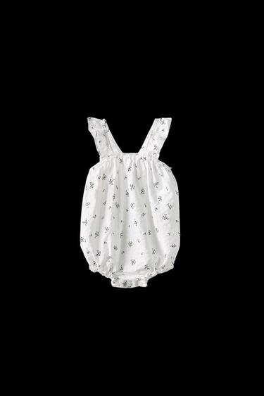 1-24 MONTHS/ LIMITED EDITION SHINY FLORAL PRINT JUMPSUIT - Printed by Zara - Image 0