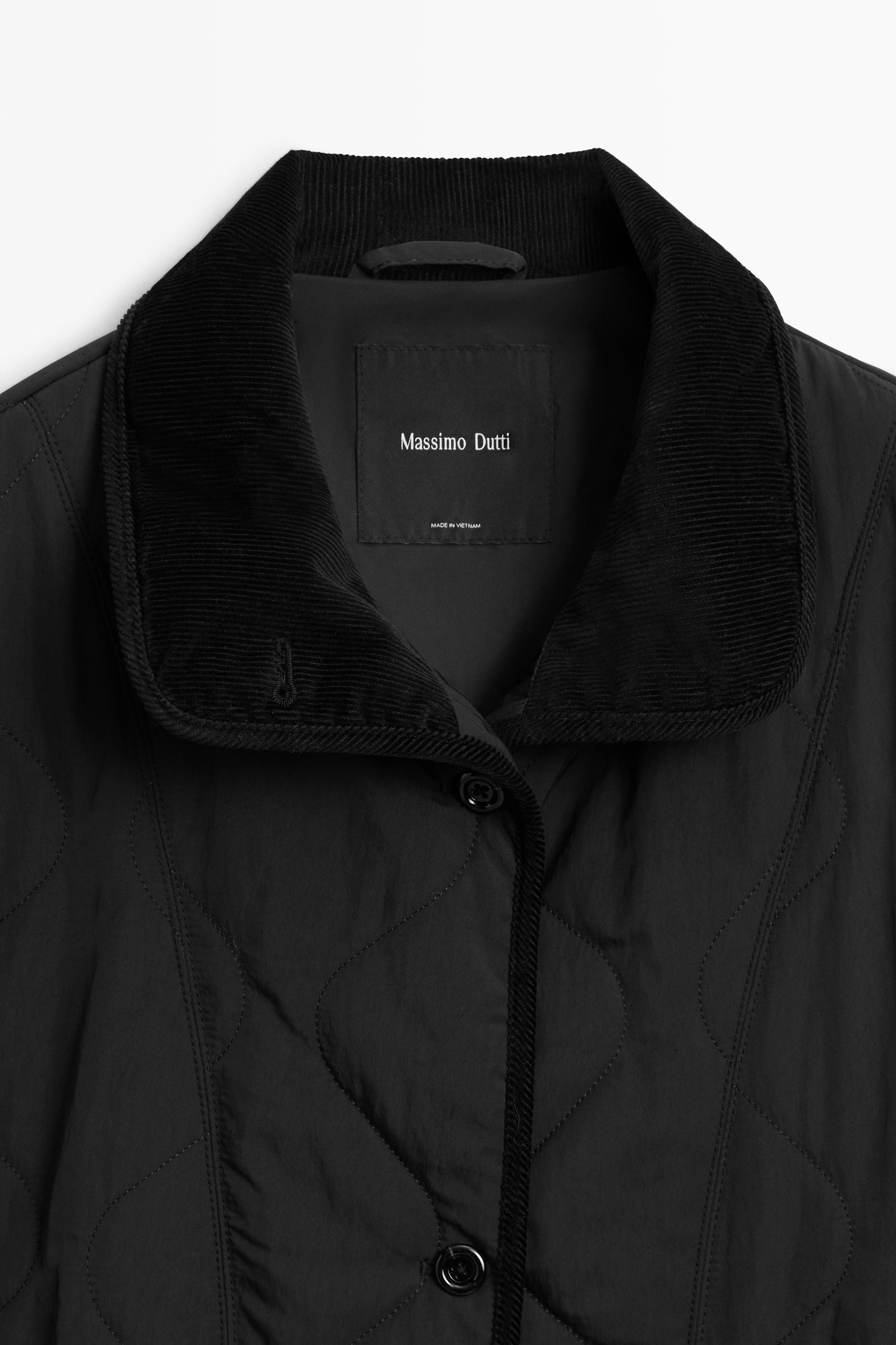 Jacket with wavy stitching detail