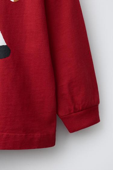 T-SHIRT À IMPRIMÉ CHEVAL - Rouge de Zara - Image 3