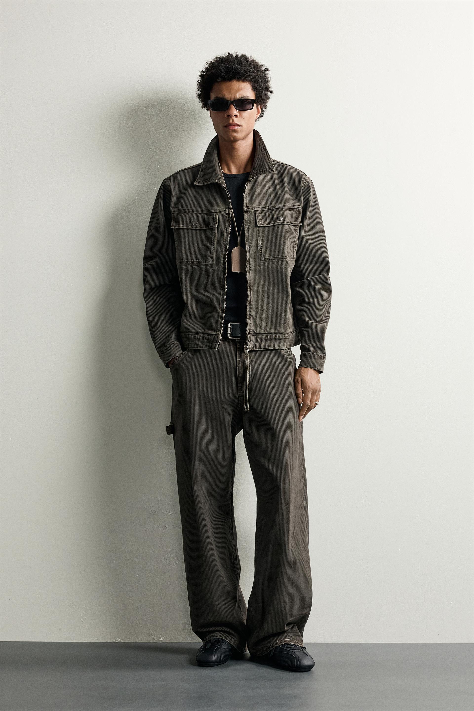 Striped Relaxed Fit Trousers