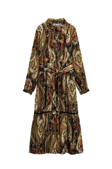 LONG PRINTED DRESS