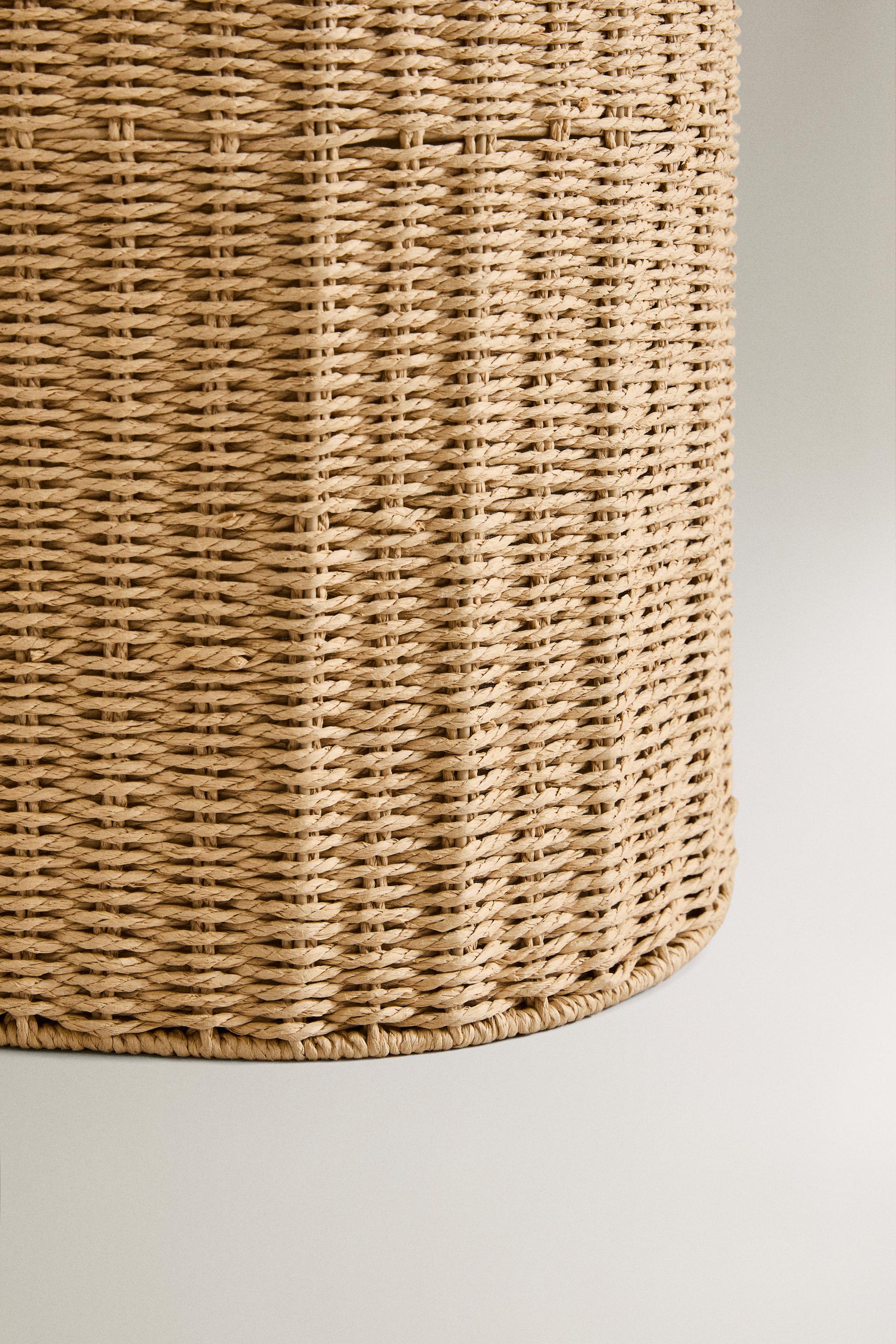 PANIER À LINGE AVEC TISSU INTÉRIEUR