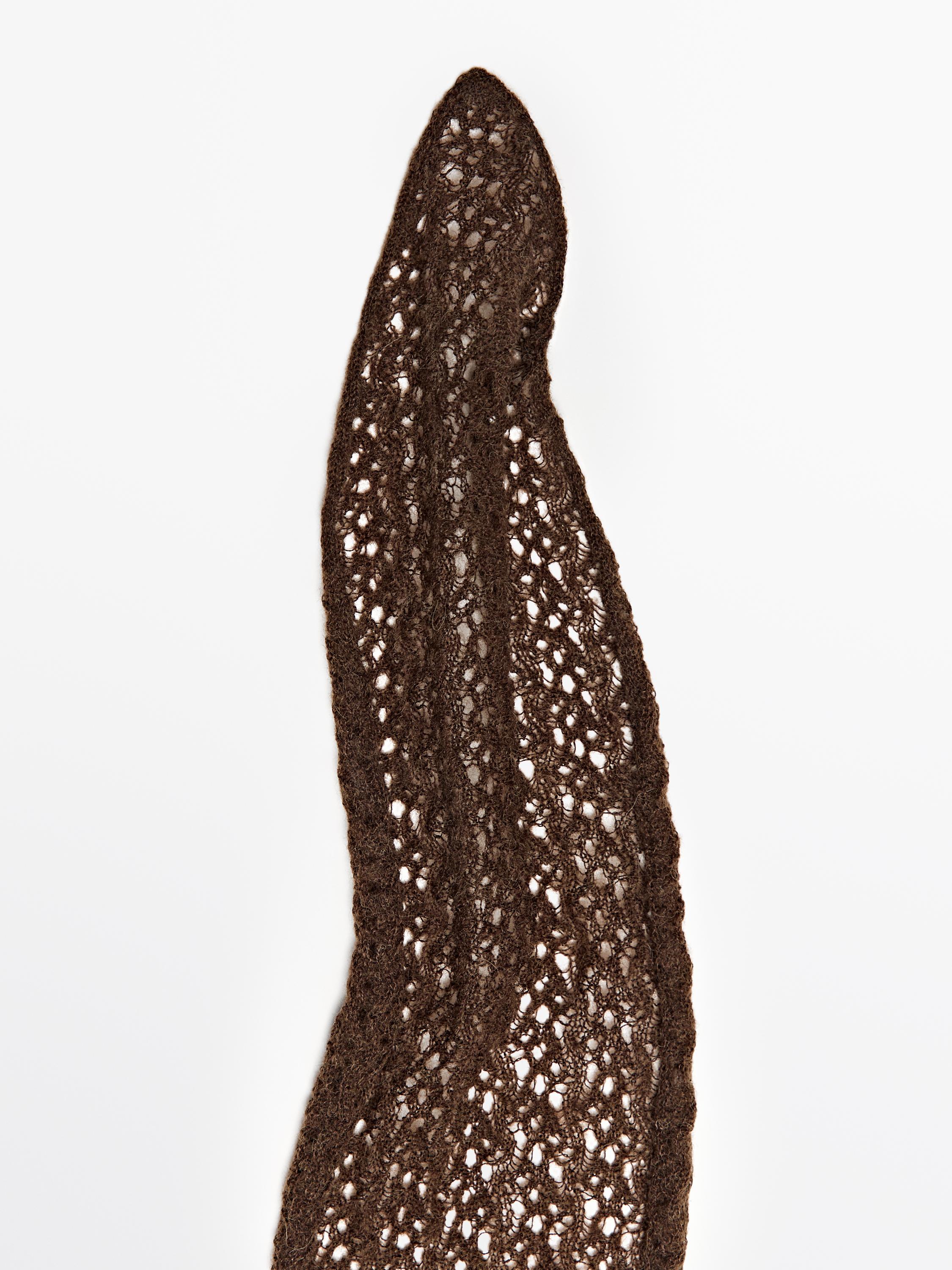Knit neck scarf