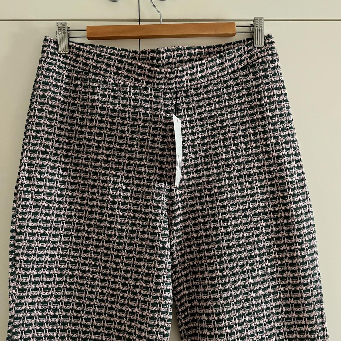 JACQUARD CROPPED TROUSERS - Image 2