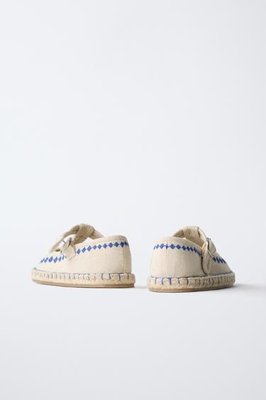 EMBROIDERED ESPADRILLES - Ecru White by Zara - Image 5