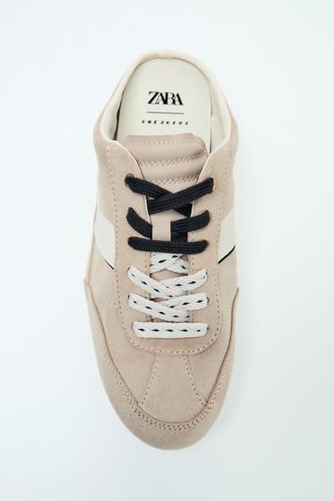 SLINGBACK TRAINERS - Beige by Zara