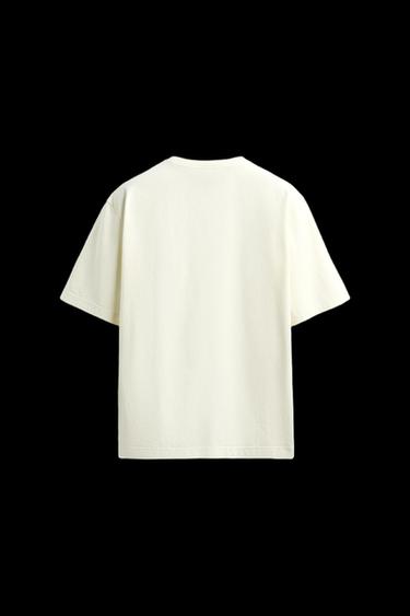 CAMISETA ALGODÓN TRAINING - Crudo de Zara